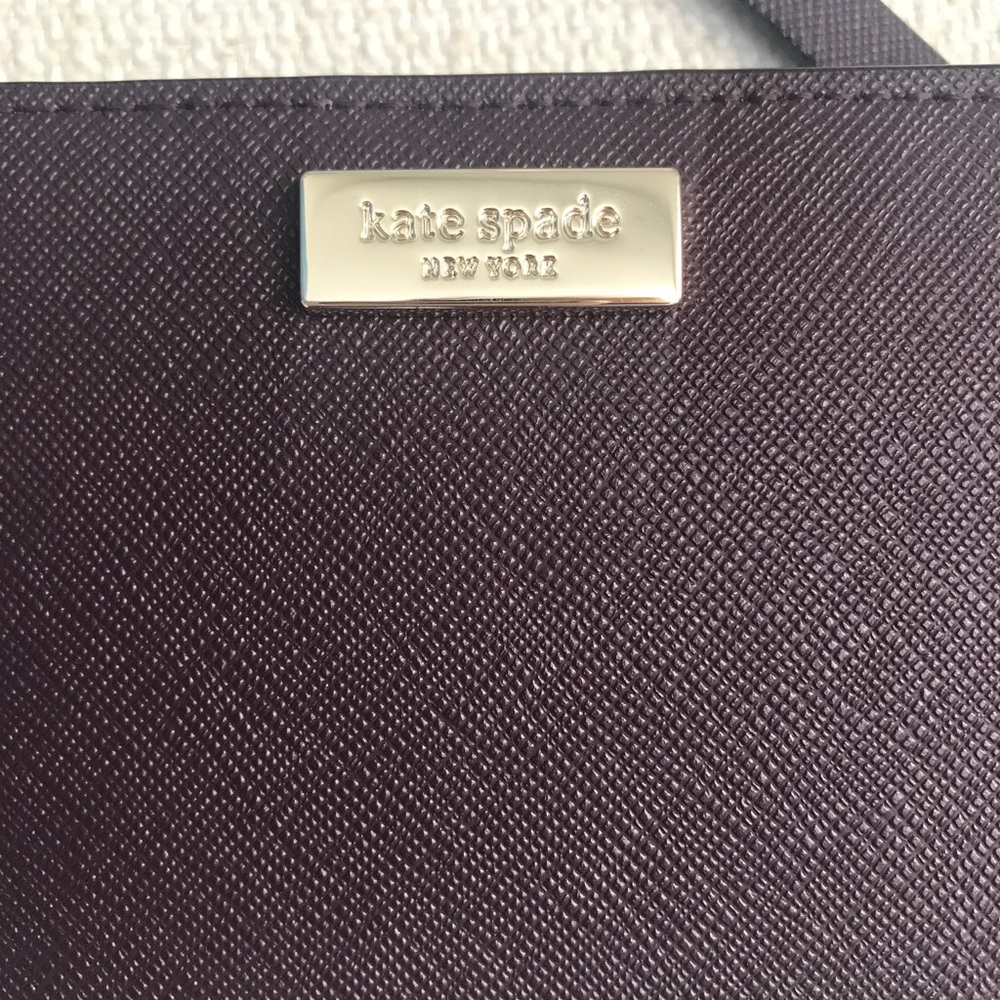 Kate Spade Laurel Way Wallet Mahogany - Picture 3 of 6